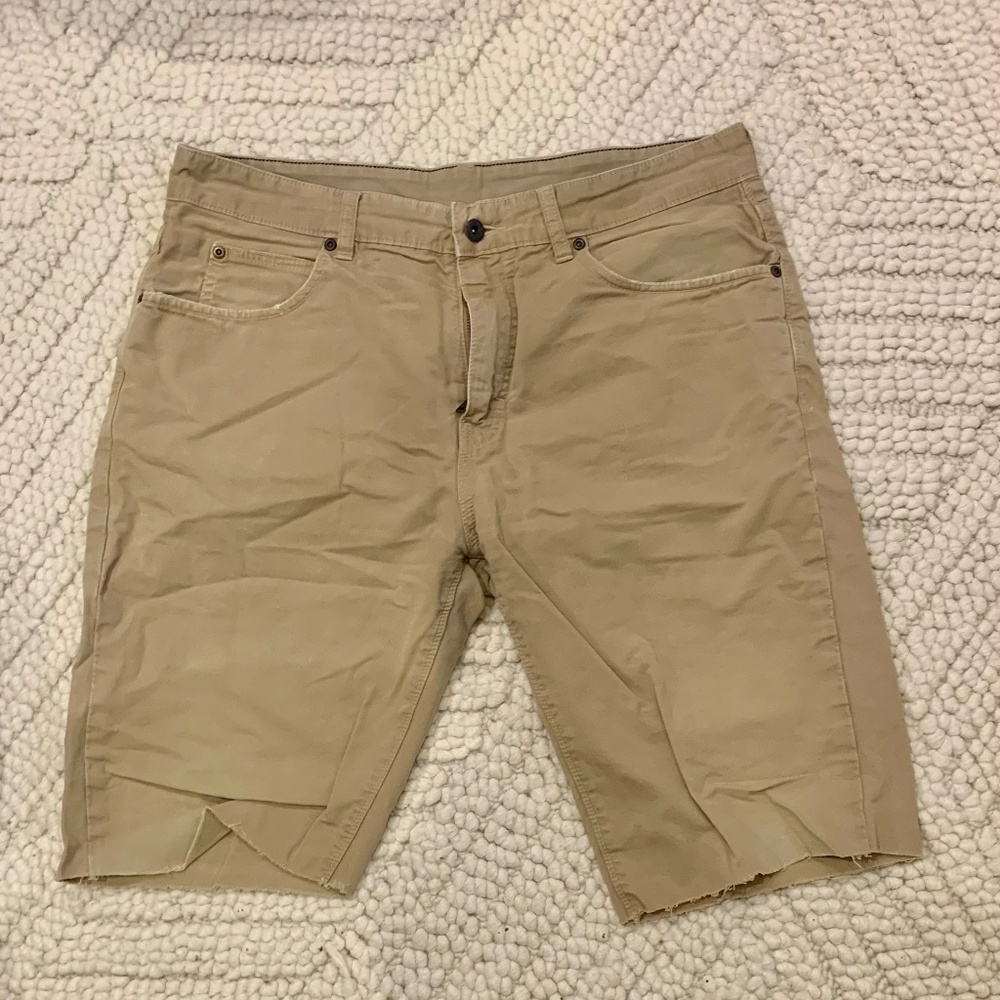 Gap Broken In Men's Jean Shorts Khaki